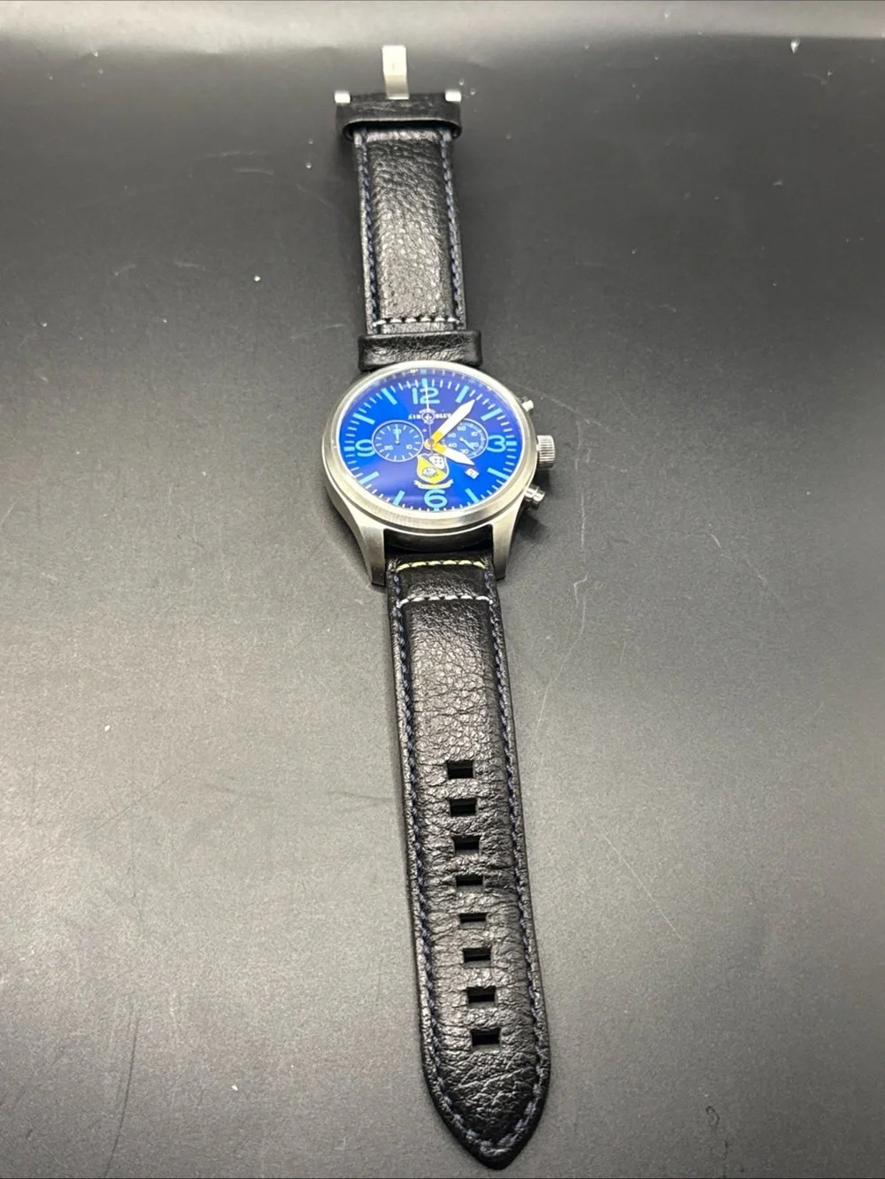 Blue Angels Air Force Pilot Chronograph Watch - Blue Dial